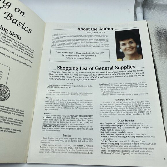 Building On Basics Painting Book Louise Jackson-9 Lessons Acrylics Oils Alkyds - Picture 4 of 6